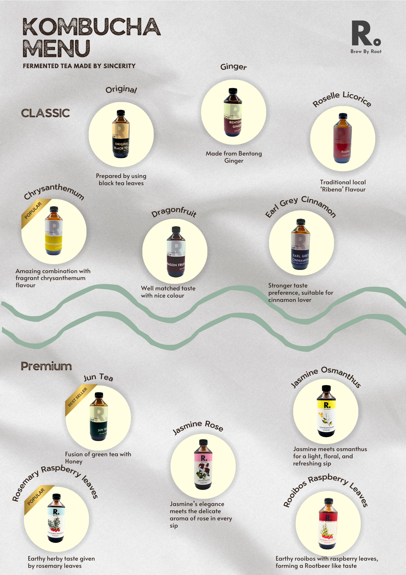 The Classic Kombucha 6 - Buy 6 Free 1